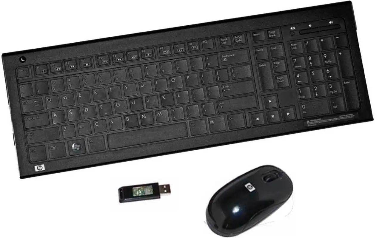 hewlett-packard wireless keyboard and optical mouse receiver - Can a wireless keyboard and mouse use the same receiver