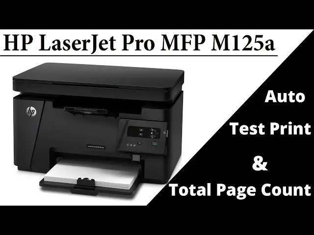 hewlett-packard laser printer pro mfp m125a - Can LaserJet Pro MFP M125a scan