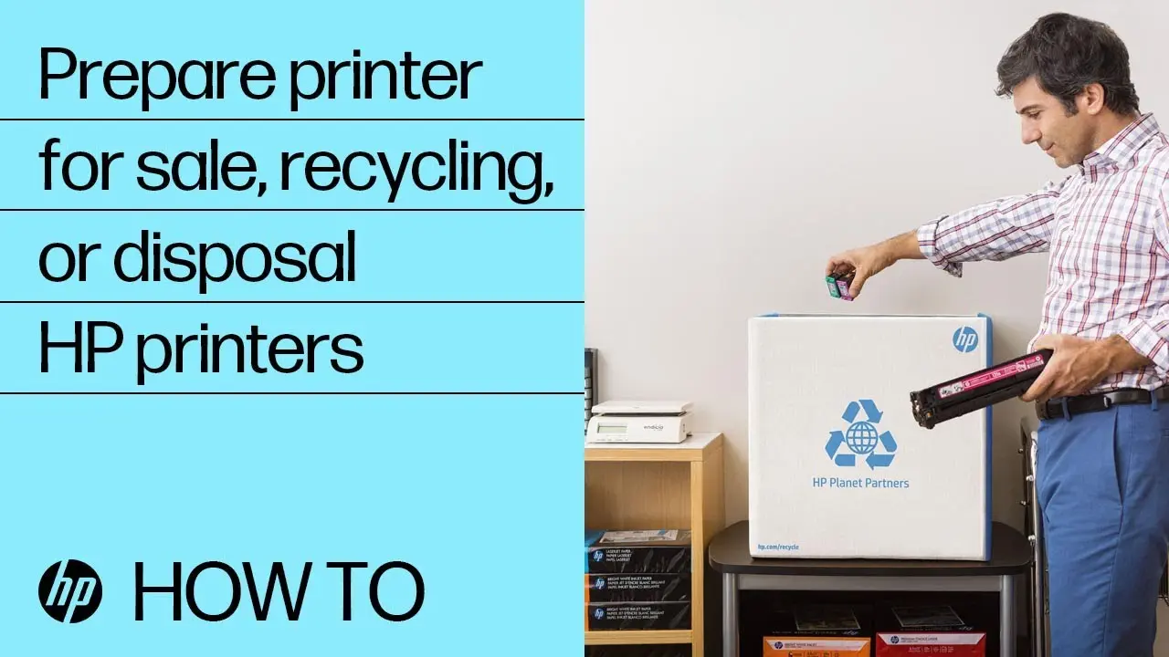 where can i recycle a hewlett packard printer - Do you have to clear a printer before recycling