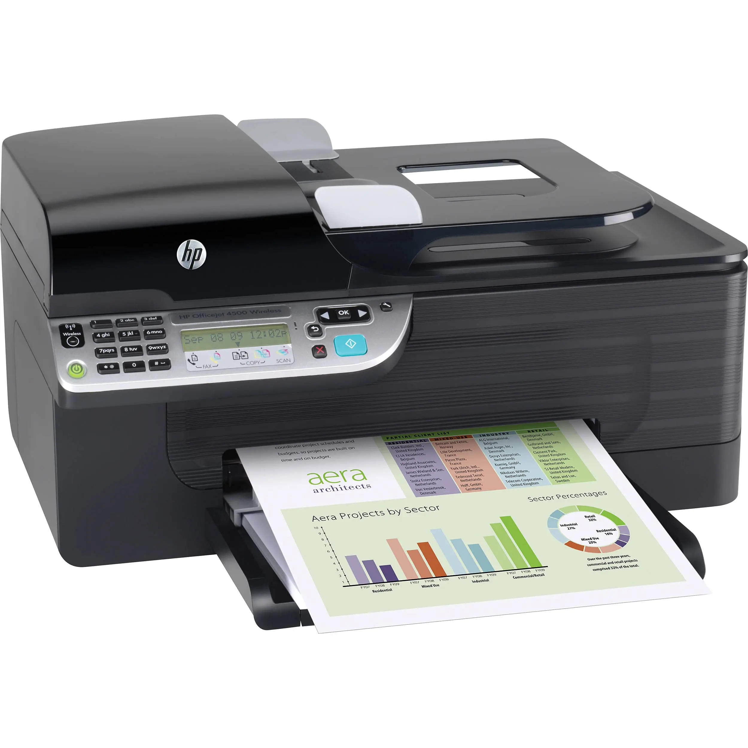 Hp officejet 4500 wireless printer: reviews & key features