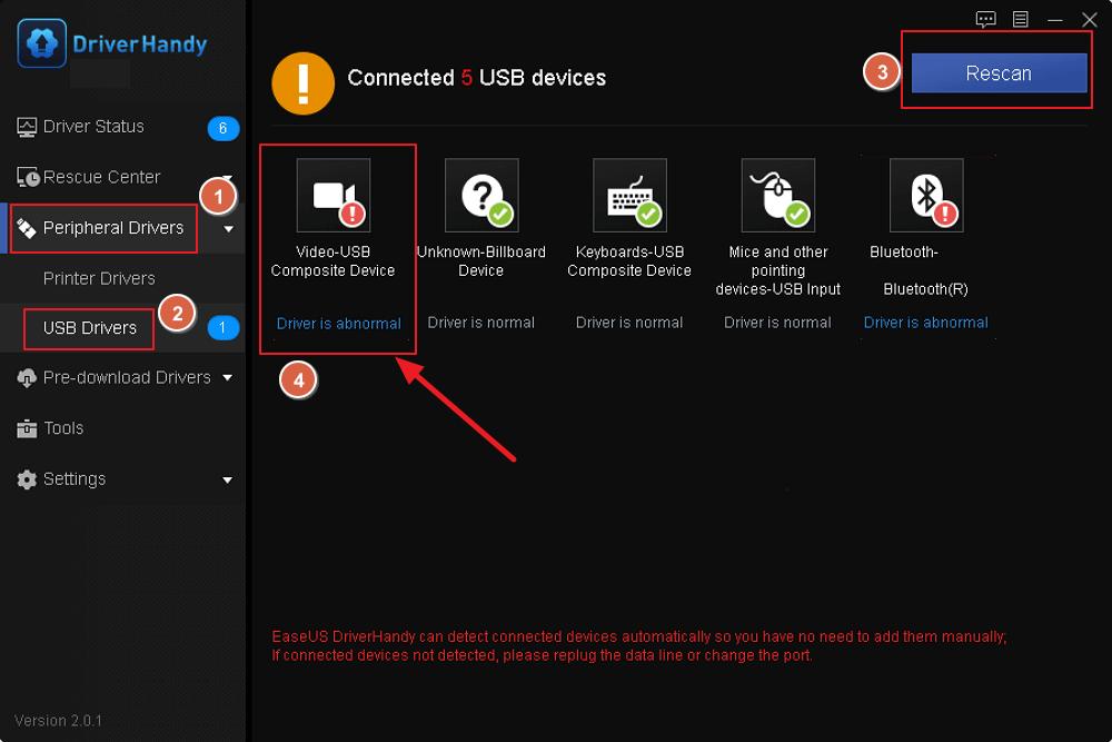 hewlett packard - usb driver - How do I access USB drivers
