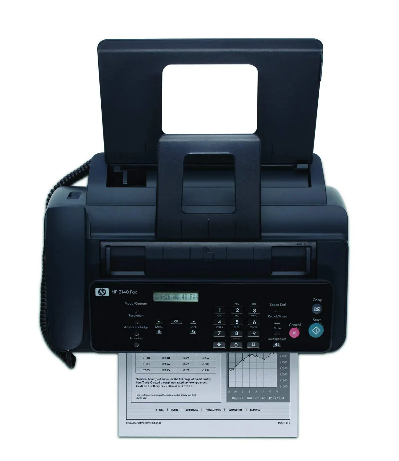 hewlett packard 2140 fax machine - How do I change the ink in my HP 2140 fax