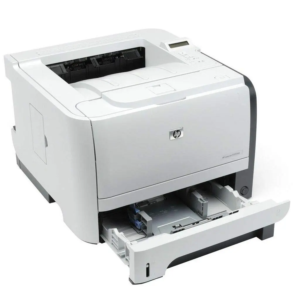 hewlett packard laser jet p2055dn - How do I connect my HP P2055dn to my network