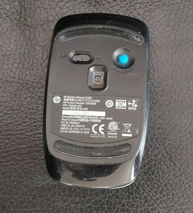 hewlett packard hp z3200 wireless mouse - How do I connect my HP wireless mouse to Z3200