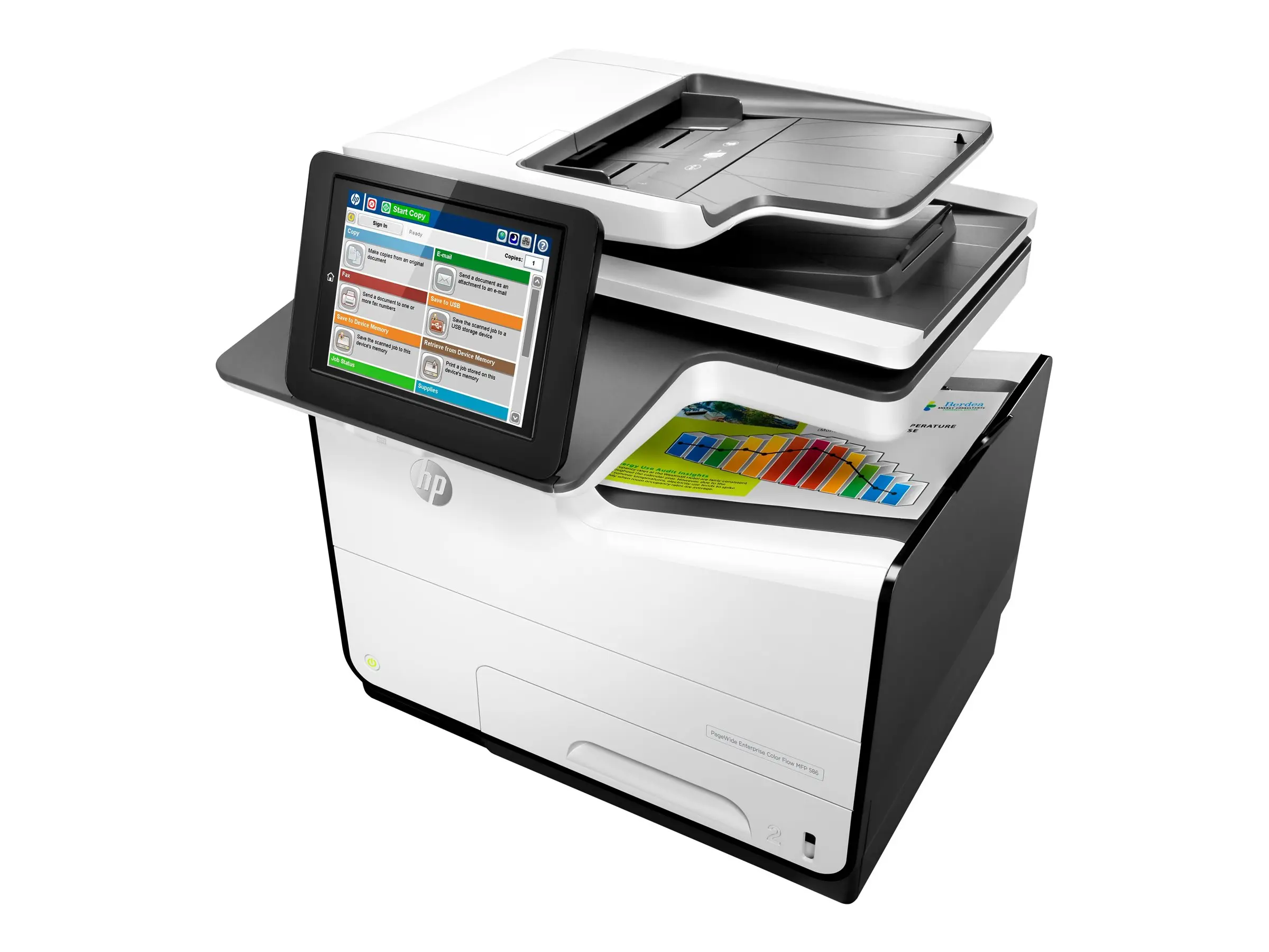 hewlett packard mfp 586 - How do I connect my PageWide Enterprise Color MFP 586