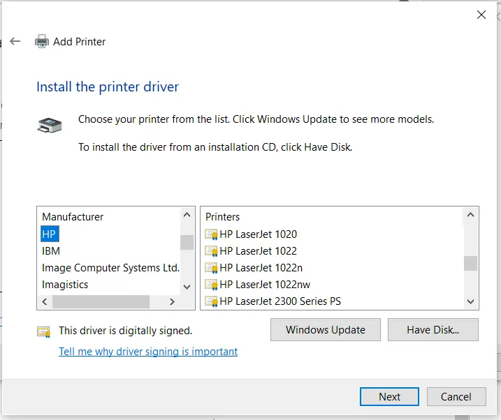 hewlett packard laserjet printer drivers - How do I download printer drivers