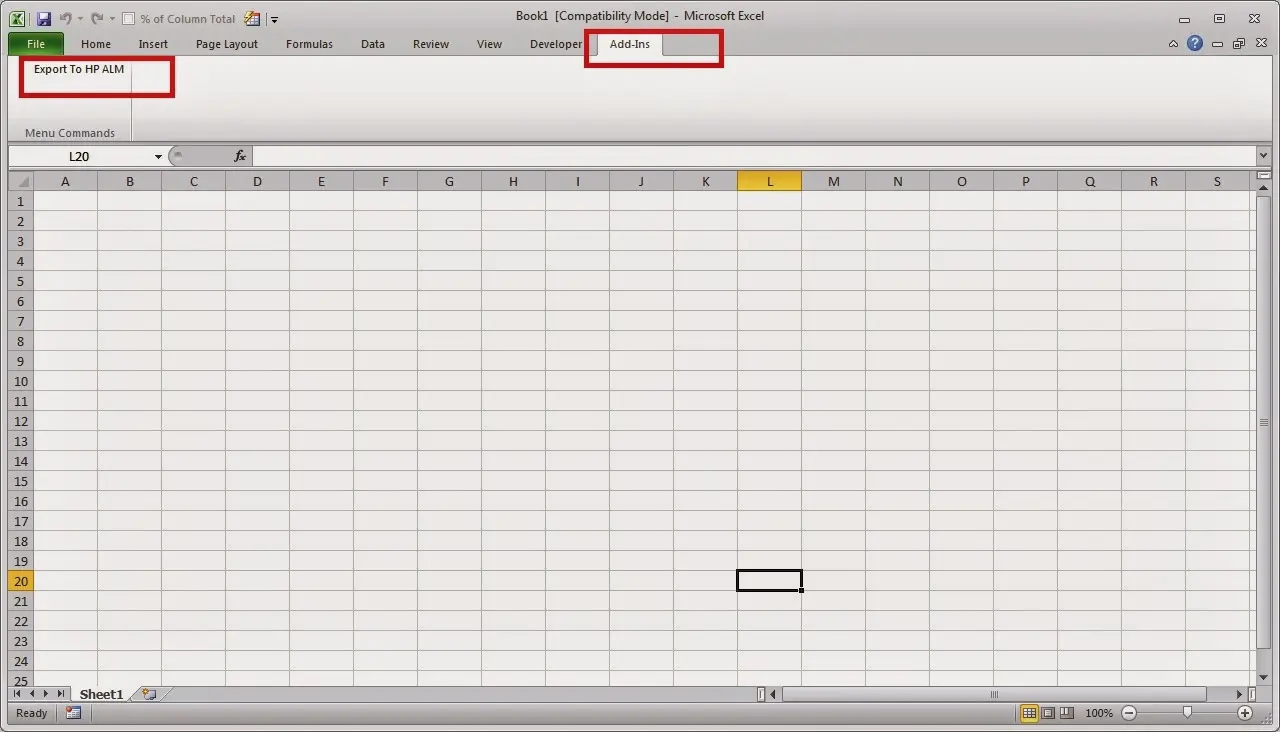 hewlett-packard quality center microsoft excel add-in - How do I enable Excel add-ins in Excel