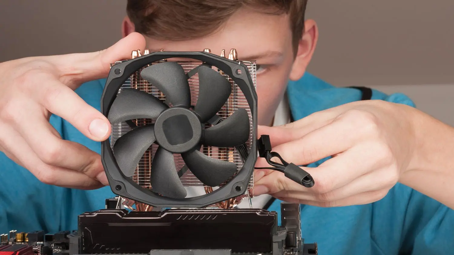 hewlett packard cpu fan - How do I fix my CPU fan