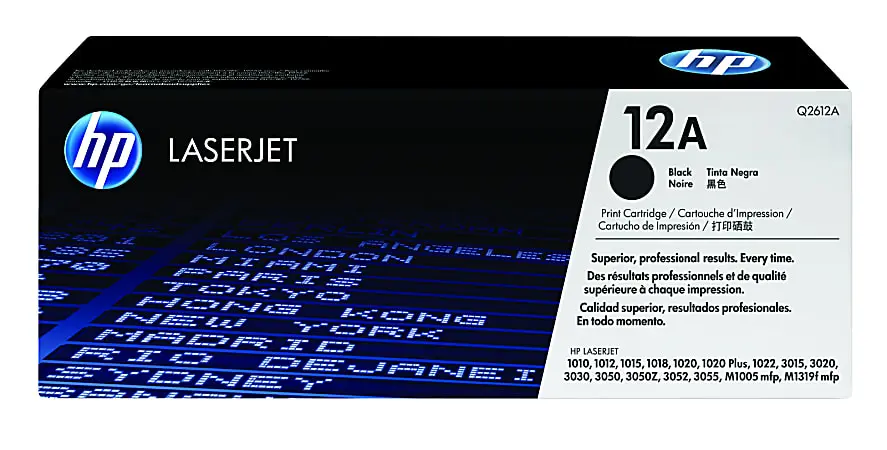 hewlett packard q2612a toner cartridge - How do I know which toner cartridge is compatible