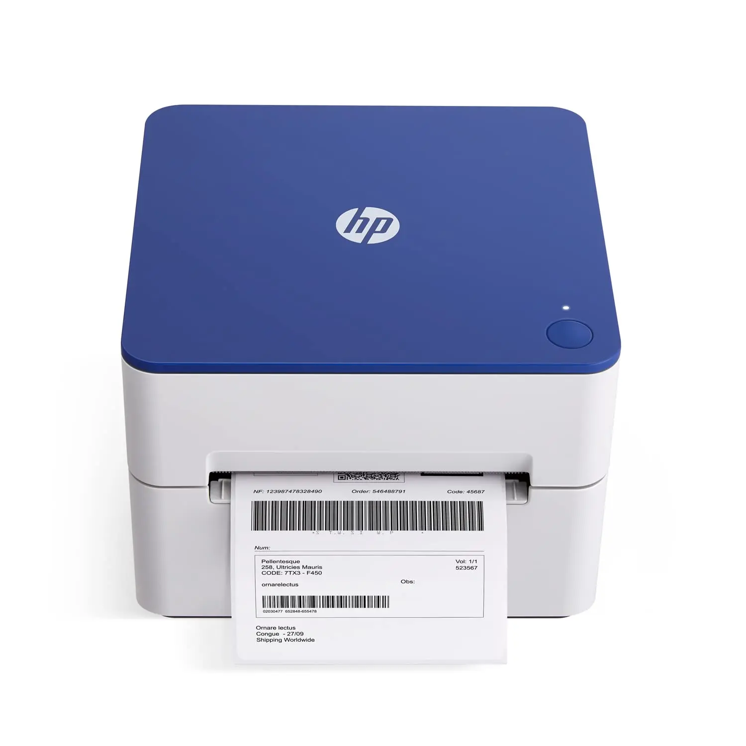 hewlett packard shipping label - How do I print my own shipping label