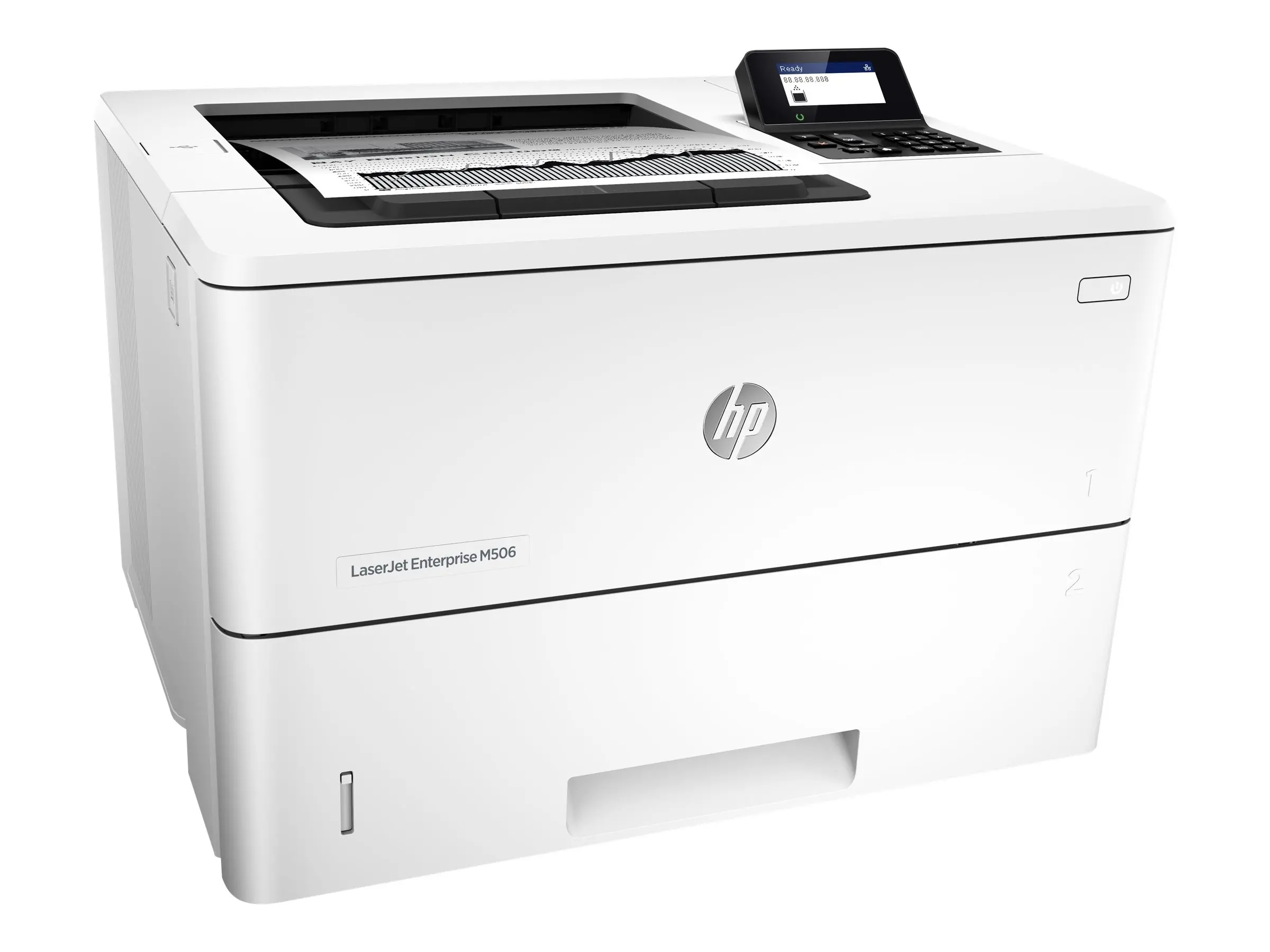 hewlett packard eprint m506 - How do I print the configuration page on my HP M506 printer
