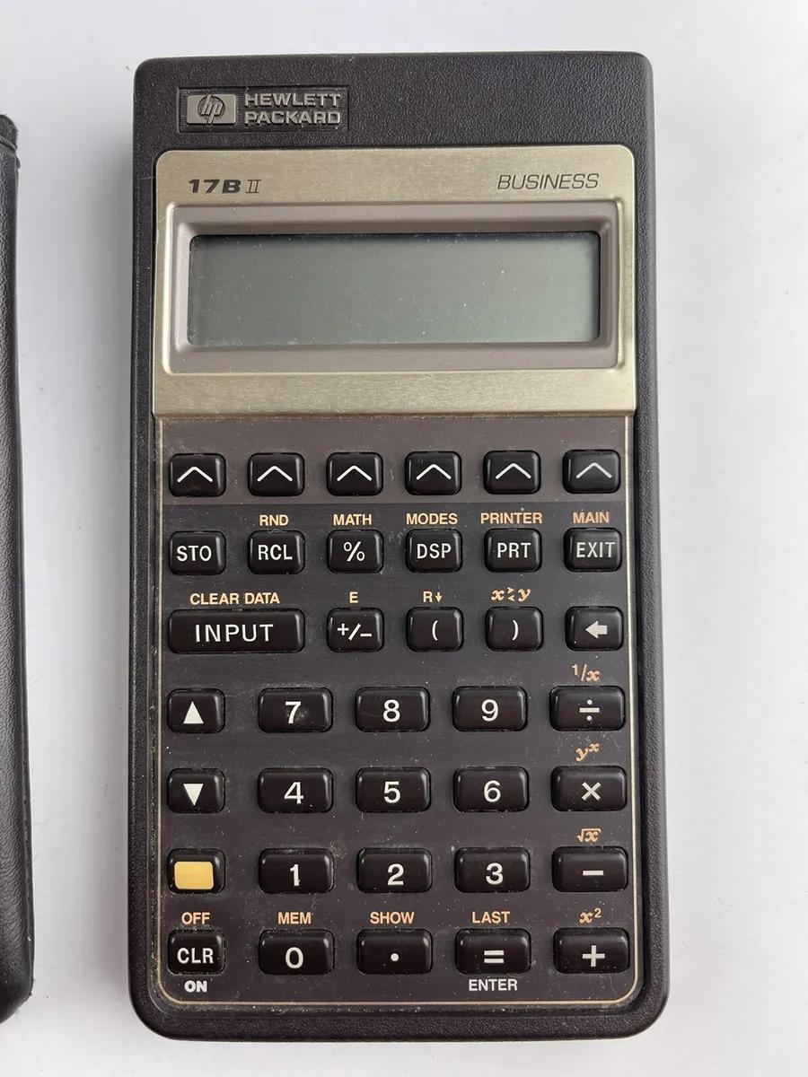 hewlett packard 17b - How do I reset my HP 17bii calculator