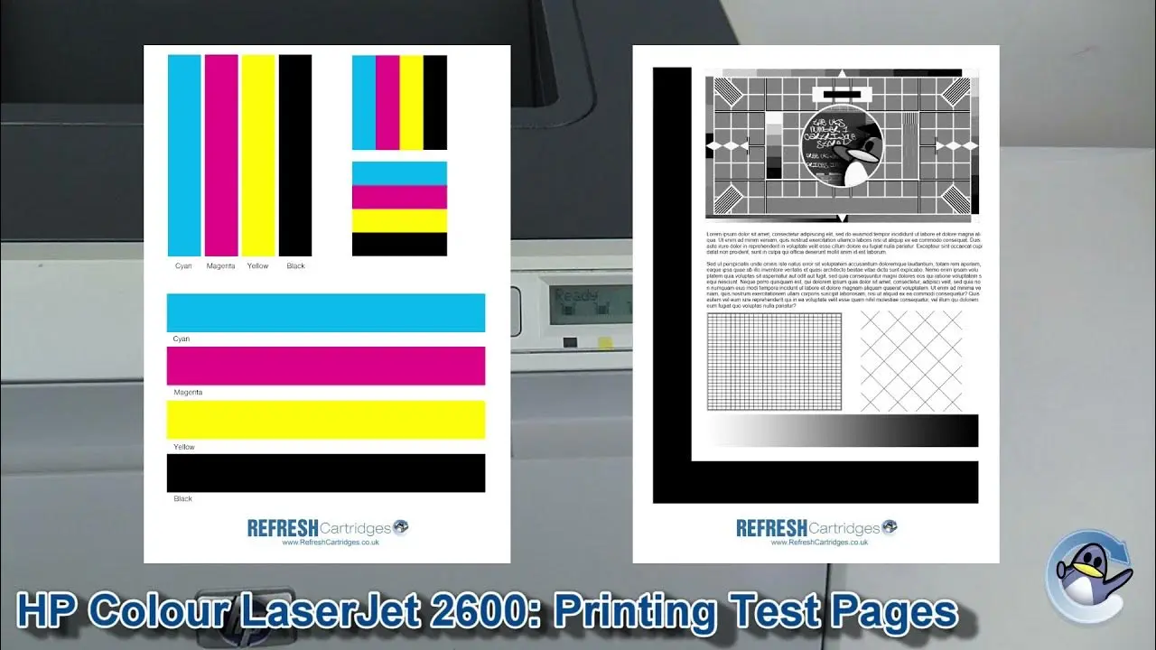 hewlett packard printer test page - How do I test my HP Smart printer