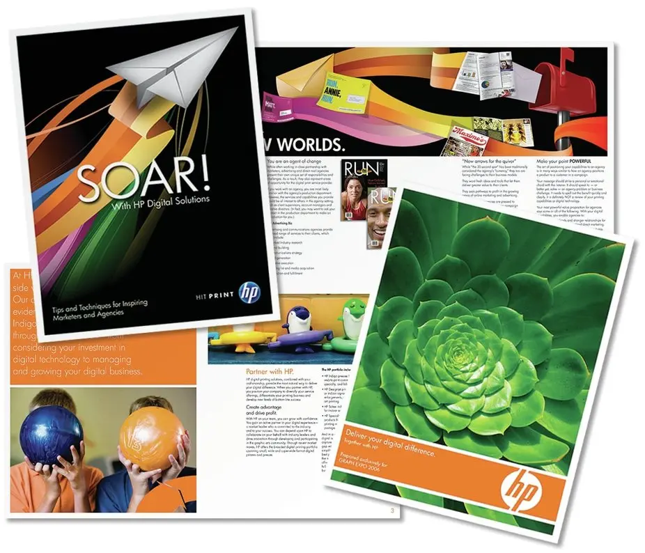 hewlett packard brochure template - How do I turn a document into a brochure