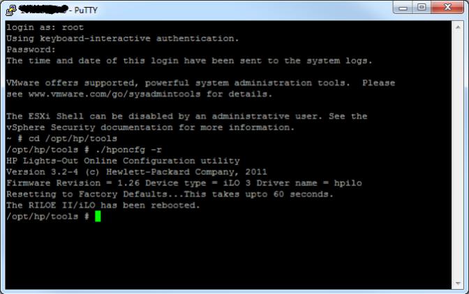 can i remove hewlett-packard_bootbank_char-hpilo - How do I update iLO firmware on ESXi host