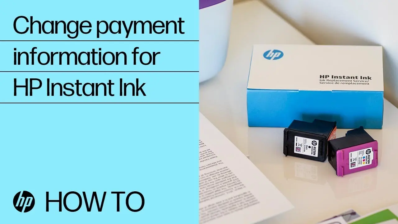 hewlett packard instant ink login - How do I update my HP Instant Ink account