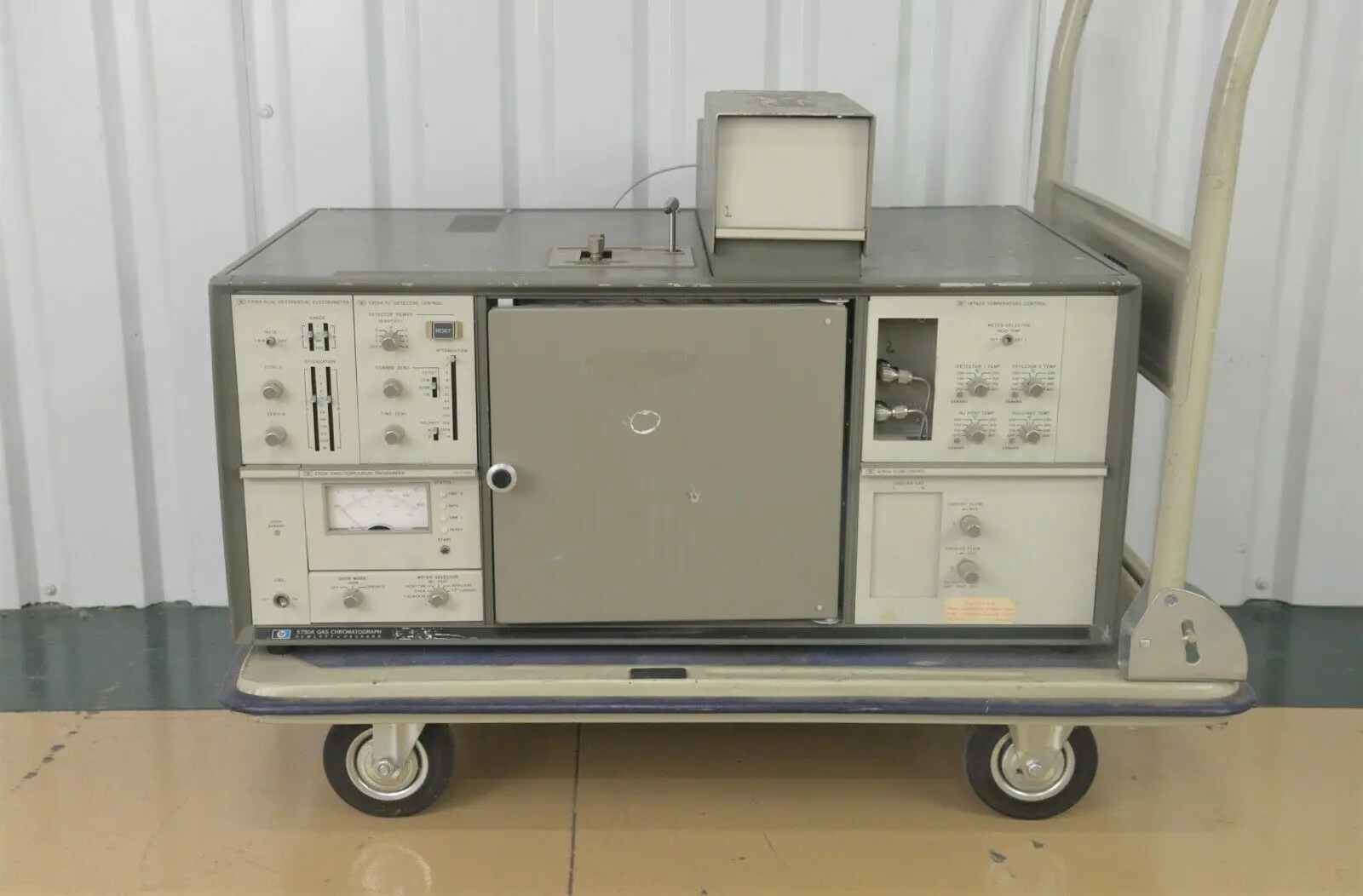 hewlett packard model 5830a gas chromatograph igc - How do you clean a gas chromatograph