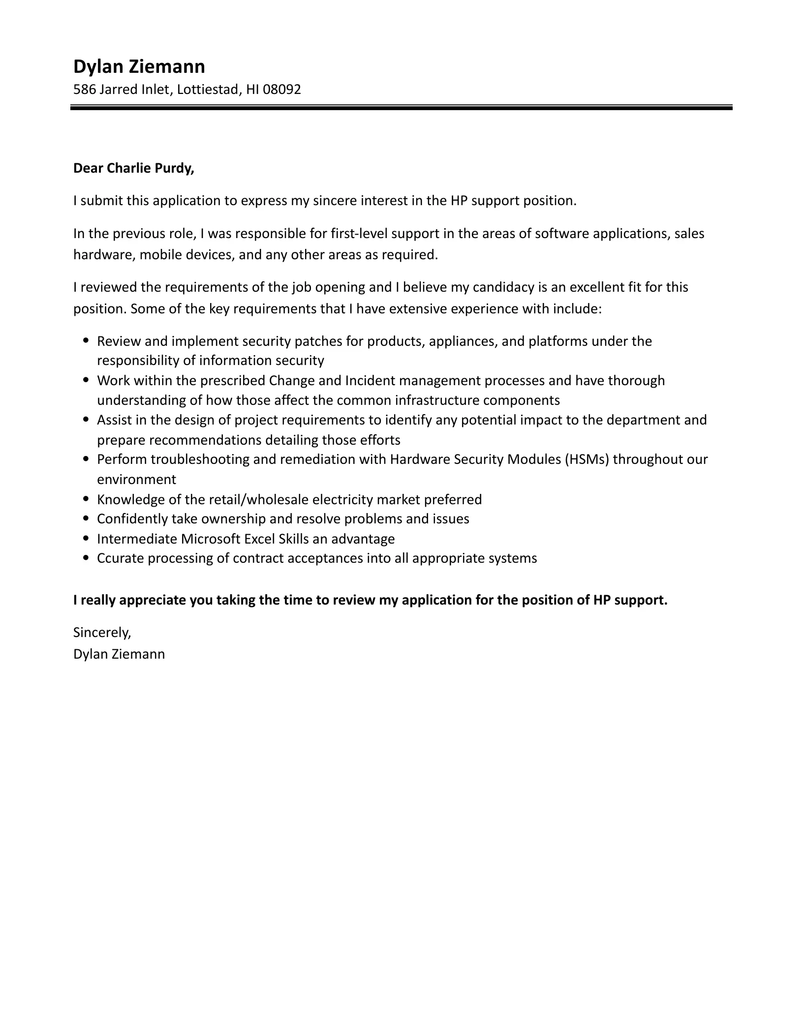cover letter for hewlett packard - How do you write a powerful cover letter