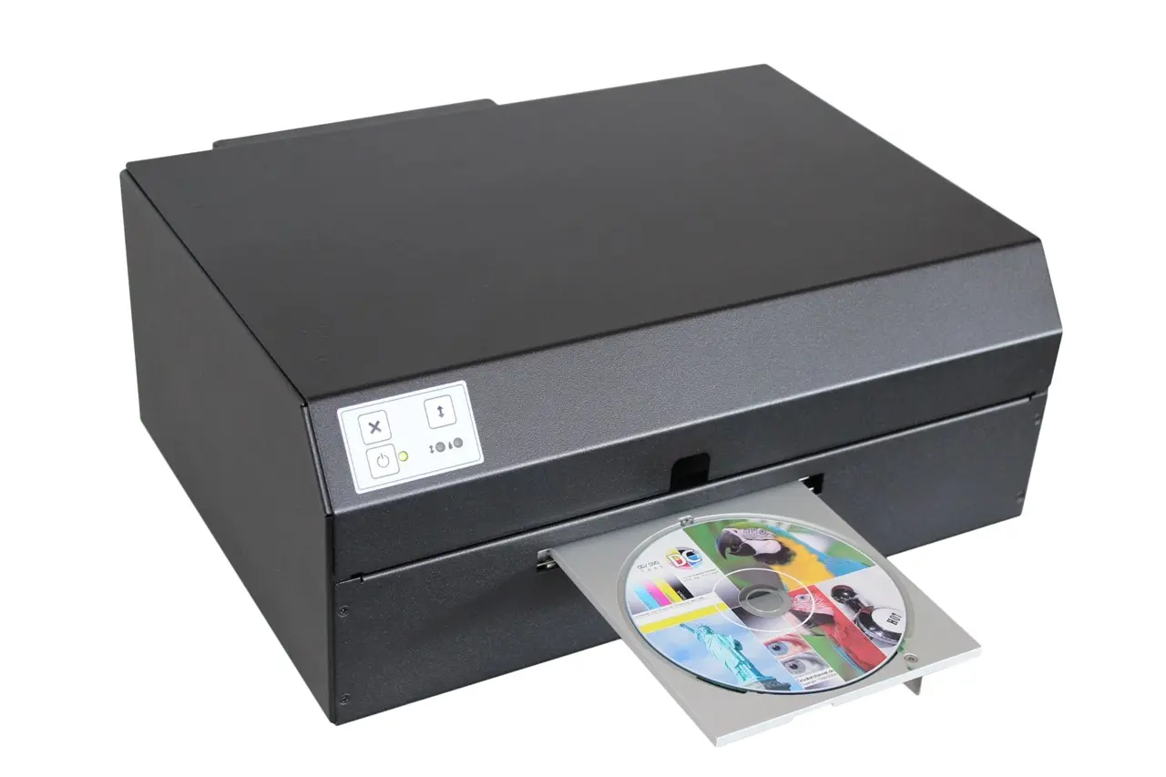 hewlett packard cd printer - How does a CD printer work