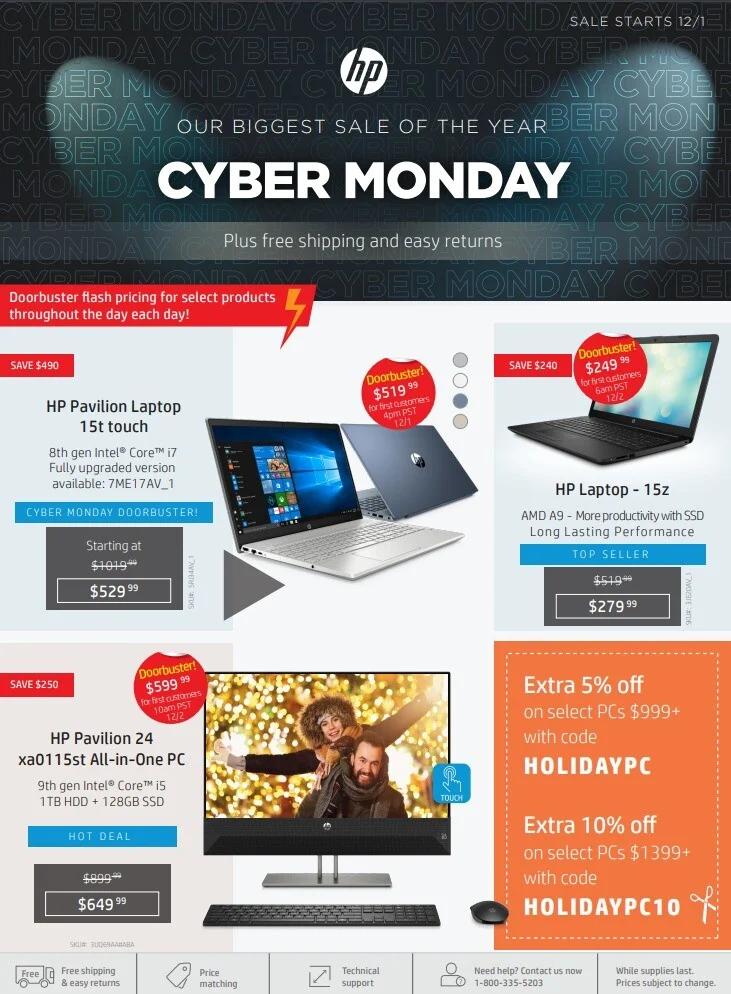 hewlett packard cyber monday deals - Is Cyber Monday the best day to buy a laptop