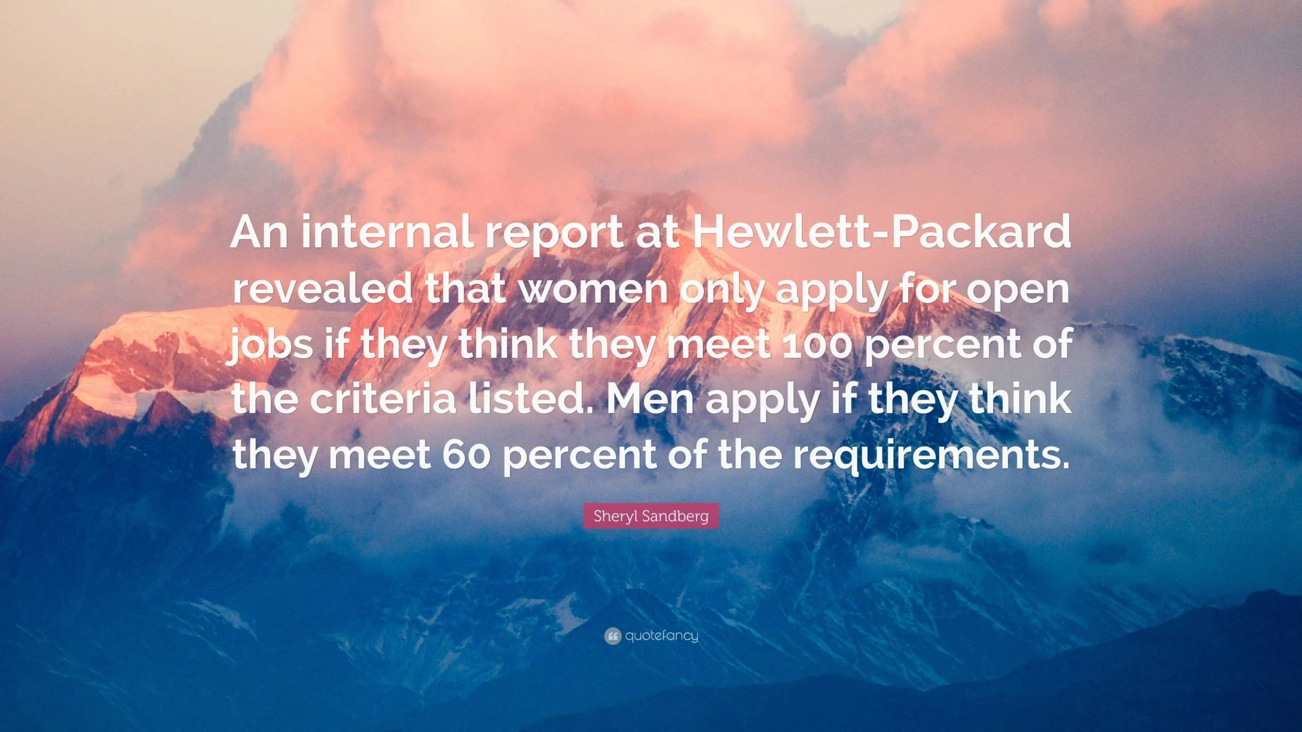 hewlett packard internal report - Is it easier for females to get jobs