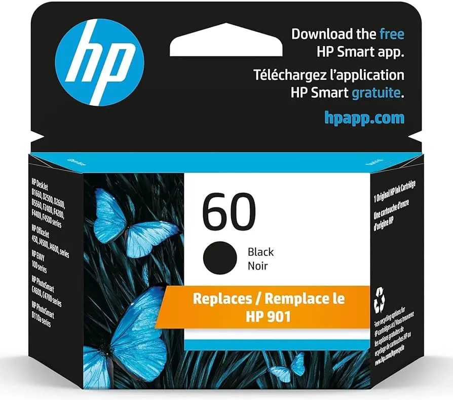 hewlett packard printer ink 60 - What HP printers are compatible with HP 60 ink