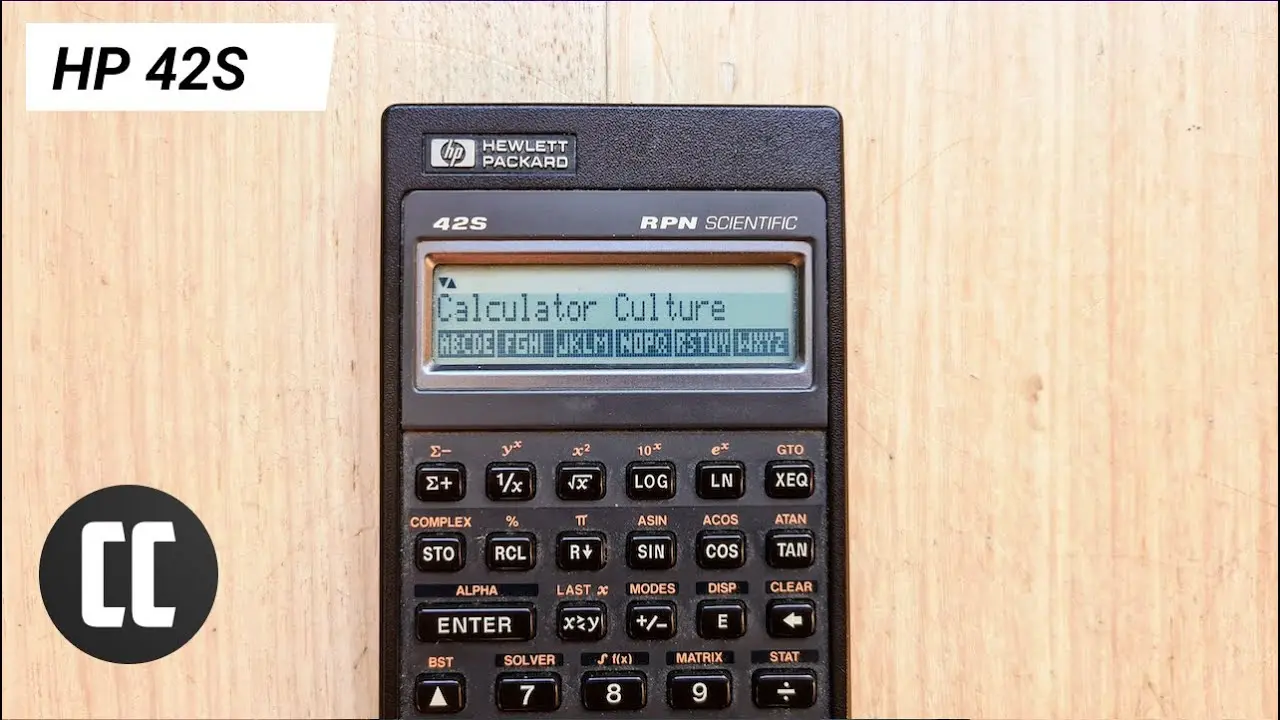 hewlett packard 42s calculator - What is Free42