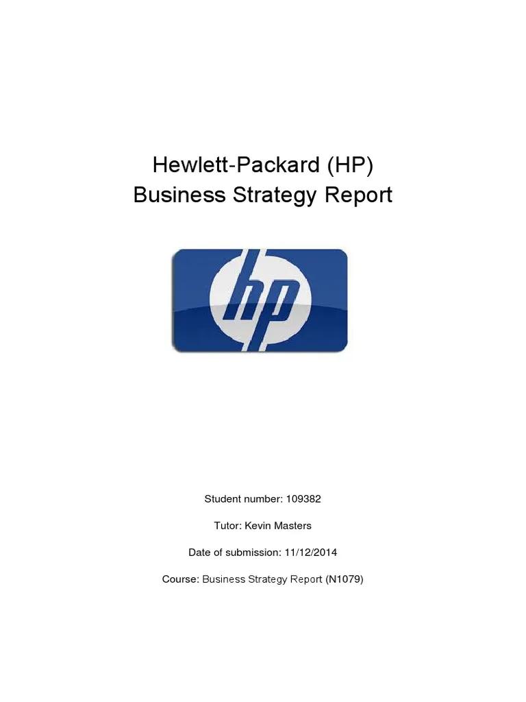 hewlett packard business strategy - What is HPE's strategy