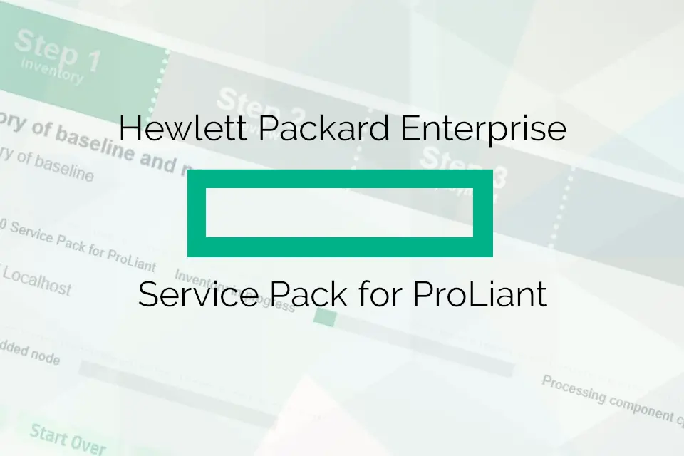 hewlett packard enterprise service pack - What is HPE Service Pack
