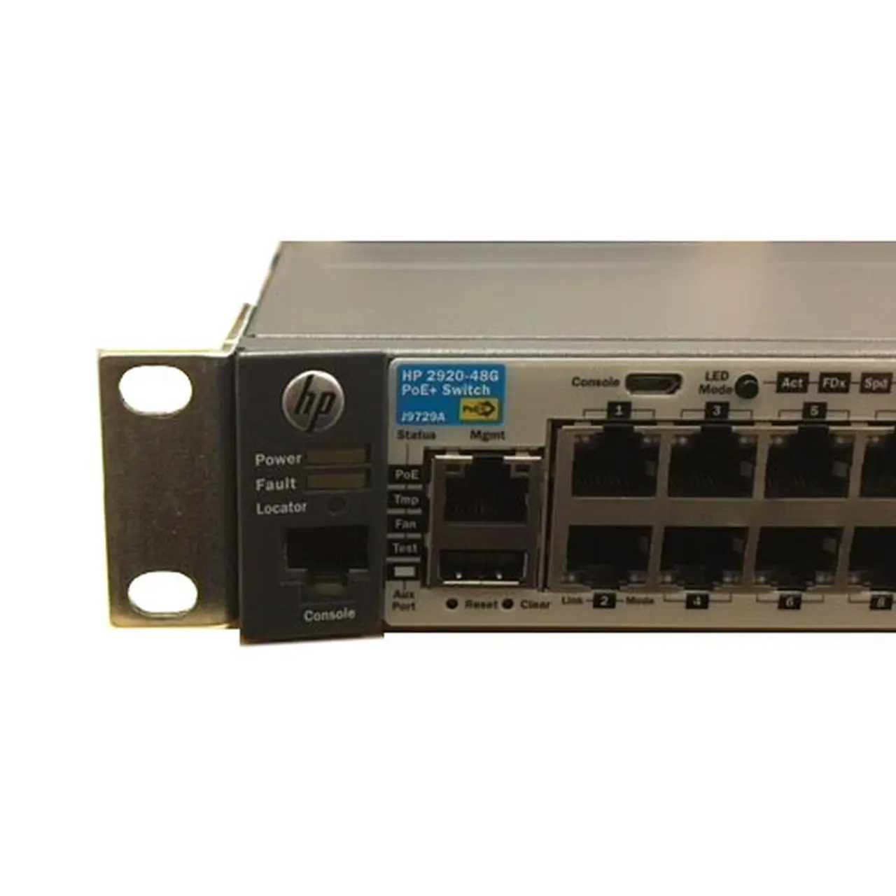 hewlett-packard hp 2920-48g-poe+ 370w - What is the baud rate of the HP 2920 console