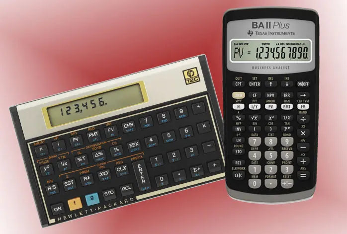 hewlett packard 12c vs texas instruments ba ii - What is the best calculator for the CFP exam
