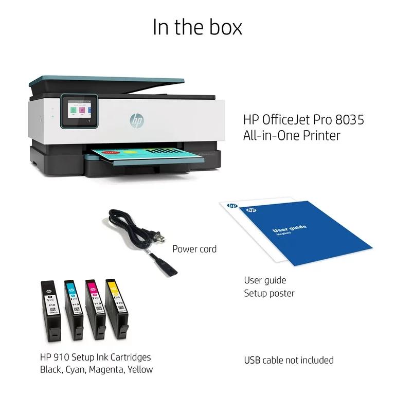 hewlett packard officejet pro 8035 all-in-one wireless printer - What is the difference between 8034 and 8035