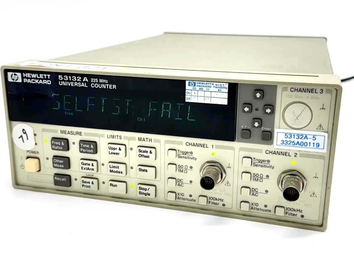 hewlett packard 53132a universal counter kr91200789 - What is the frequency counter of Agilent 53132A