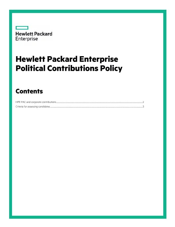 hewlett packard policies - What is the HP open door policy