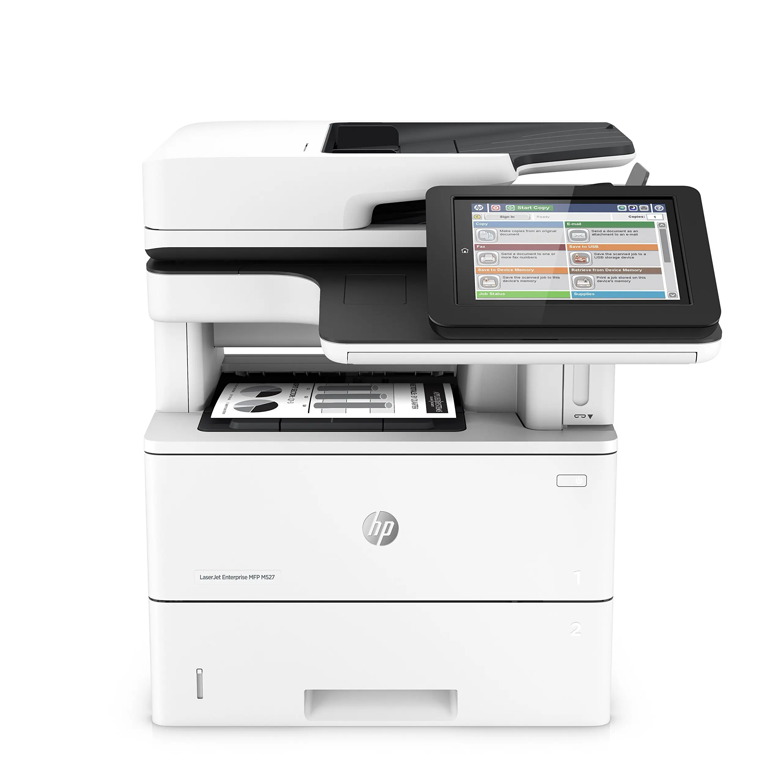 Hp mfp 527f: high-speed multifunction printer for efficient workflows