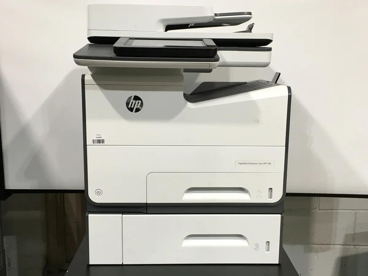 hewlett packard mfp 586 - What is the speed of HP PageWide 586