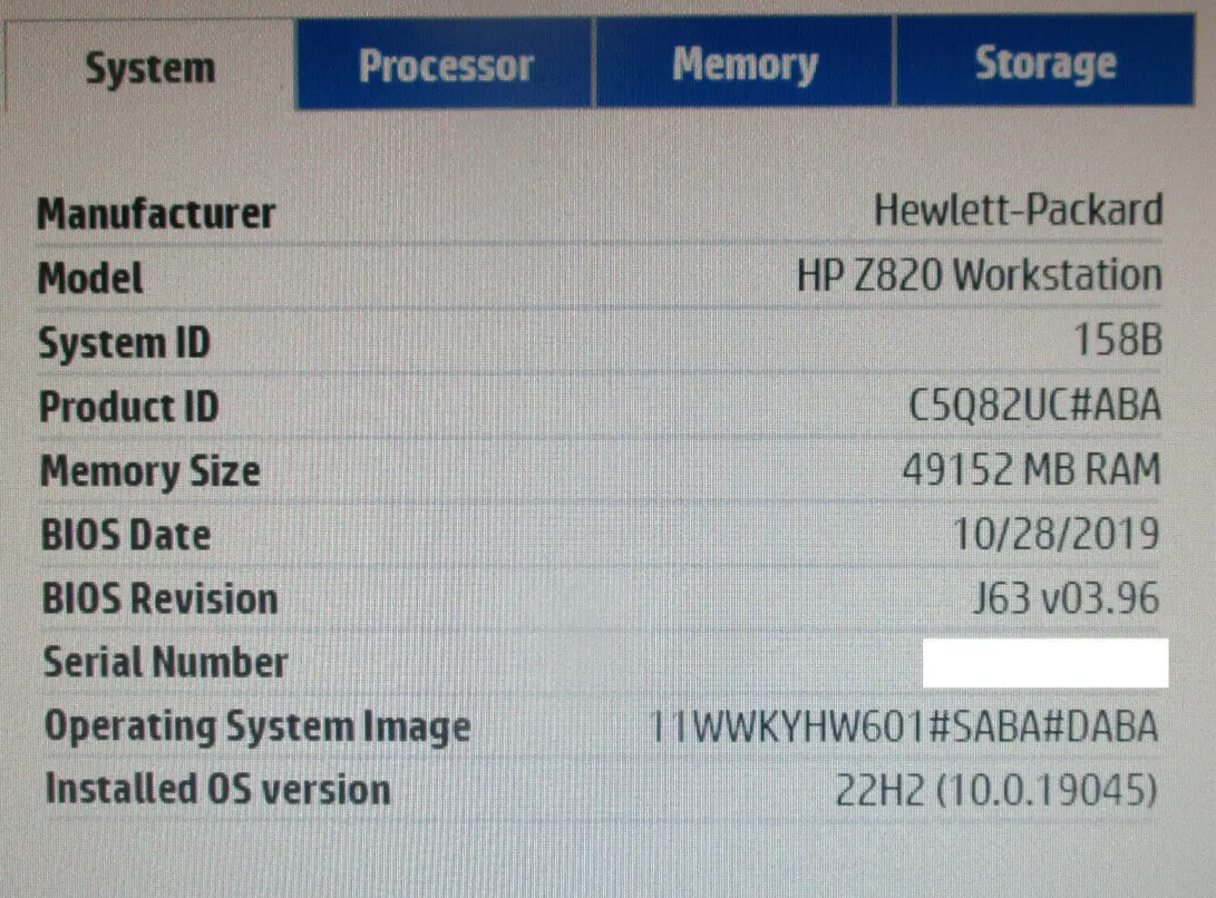 hewlett packard 158b - What processors are supported by Z820
