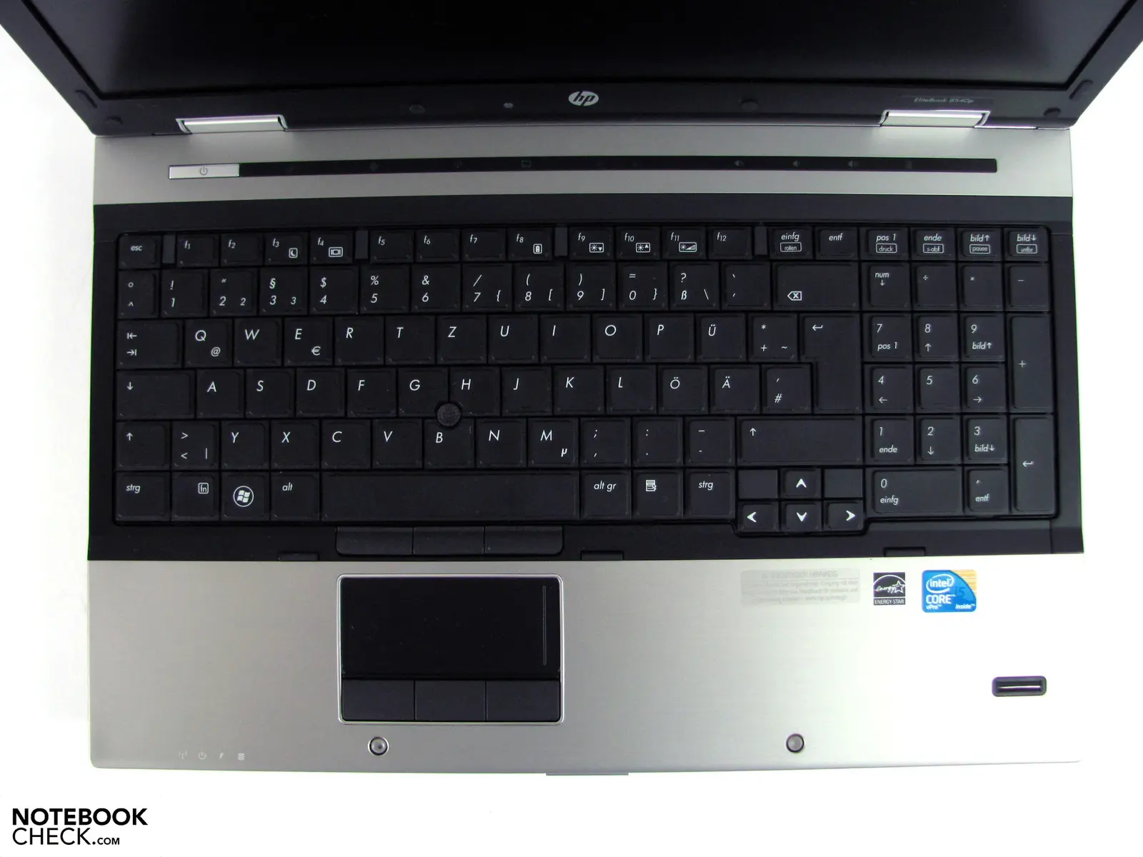 hewlett packard elitebook 8540p - What screen does the HP EliteBook 8540p have