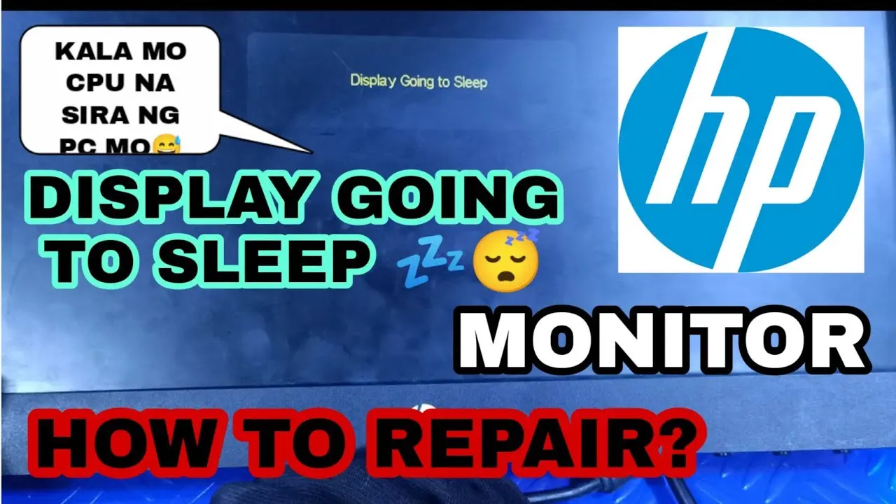 hewlett packard monitor going to sleep - Why does my computer monitor keep going into sleep mode