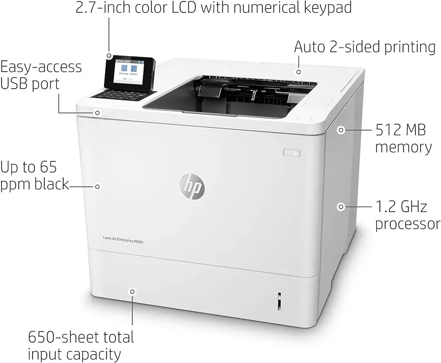 hewlett packard duplex laserjet e printer - Why won't my HP printer print double sided